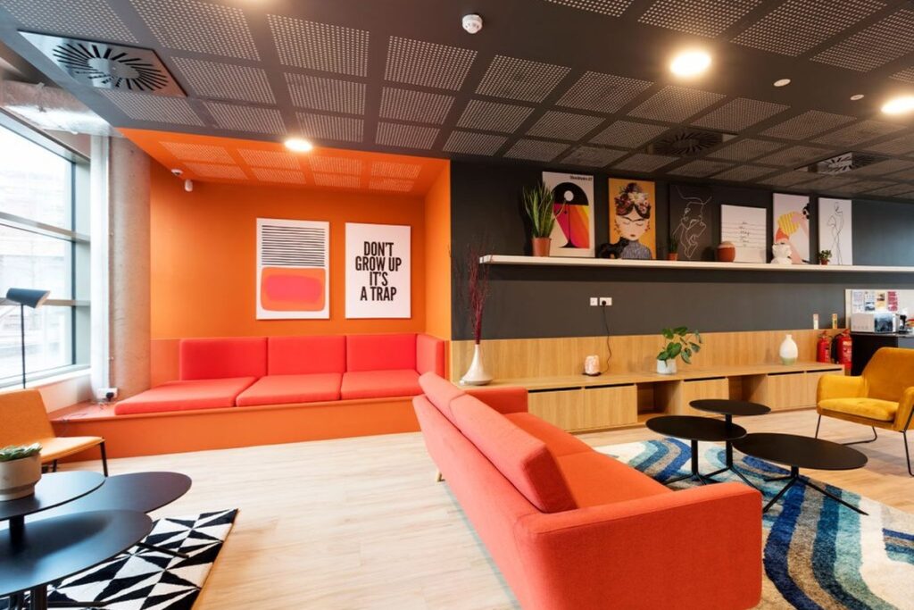 Brickfield Residence student lounge